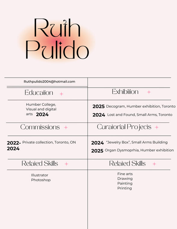 Artist CV